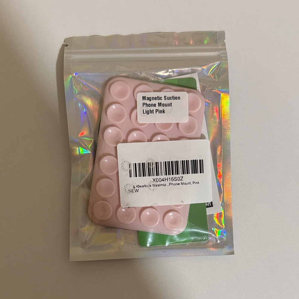 Light Pink Magnetic Suction Phone Mount